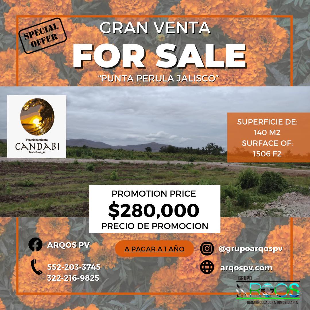 Venta de Terrenos en Punta Perula, Jalisco Grupo Arqos